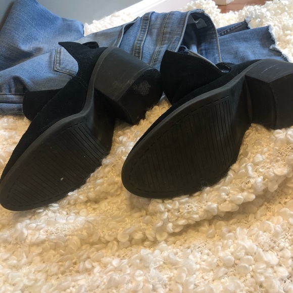 Steve Madden Black Suede Booties Size 9M “Sharini” - Picture 2 of 8
